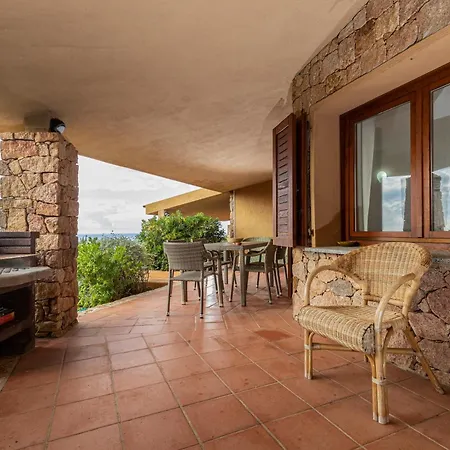 Rosmarino Veranda And Pool With Sunset View Costa Paradiso